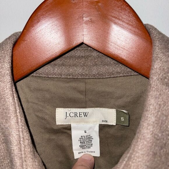J. Crew Vintage Wool Blend Full Zip Jacket Size Small - Picture 6 of 8